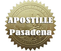 pasadena apostille
